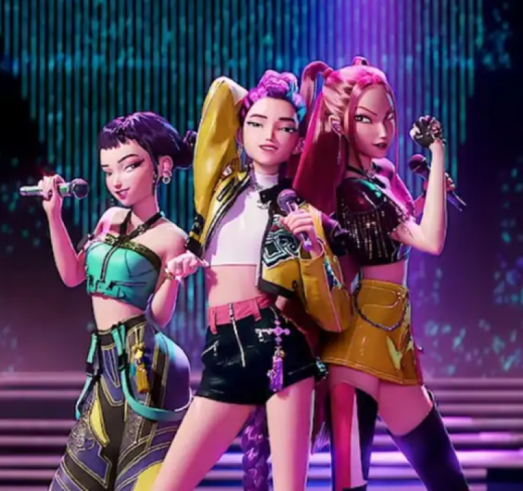 “KPop Demon Hunters” da un paso gigante hacia el Oscar con su éxito “Golden” 